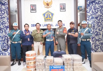 TNI AL Gagalkan Upaya Pengiriman Sarang Burung Walet Tanpa Dokumen Resmi 
