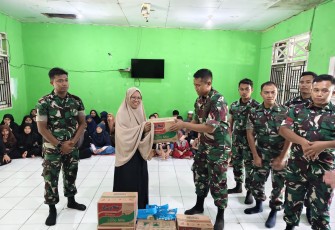 Skadron Udara 11 Lanud Sultan Hasanuddin Gelar Bakti Sosial di Panti Asuhan An Nashar Makassar