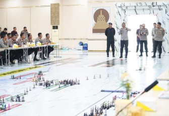 Polda Jateng Gelar Tactical Floor Game Jelang May Day 2025, Pastikan Pengamanan Secara Responsif dan Humanis