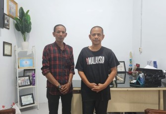 Ketua Pewarta Poto Bersama Anggota Usai Jumat Barokah.