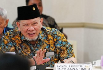Anggota Dewan Perwakilan Daerah RI, AA LaNyalla Mahmud Mattalitti