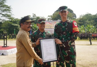 Danrem 064/MY Hadiri Pembukaan TMMD Ke 124 Kodim 0602/Serang