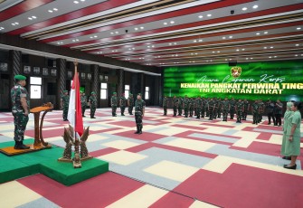 22 Pati TNI AD Naik Pangkat