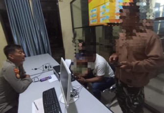Anggota Kodim 1429/Butur Bantu Amankan Dugaan Penggelapan Mobil ke Polres Butur