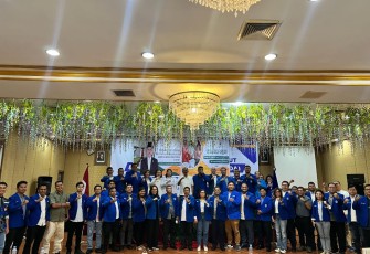 DPD GAMKI Sumut Poto Bersama Kakanwil HAM Beserta Jajaran Usai Gelar Study Meeting