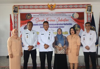 Kakanwil Ditjenpas Sumut Usai Pelantikan Kalapas Kelas IIA Pematang Siantar.