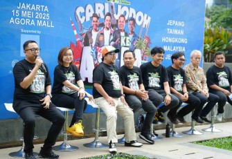 Wamenekraf berkolaborasi dengan Kementerian Luar Negeri berhasil membawa Wali untuk mencari jodoh di level Asia dalam perayaan ulang tahun Wali Band yang ke 25 tahun, Autograph Tower, Jakarta (15/05/25)_