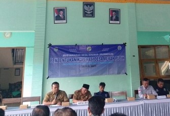 Pembentukan Kopdes Merah Putih di wilayah desa binaan 