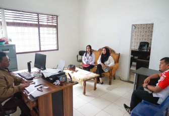 Kementerian Hukum Sumut Lakukan Koordinasi Bersama Disnaker Kabupaten Karo.