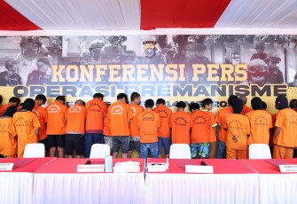 Foto : Puluhan Premanisme Diamankan 