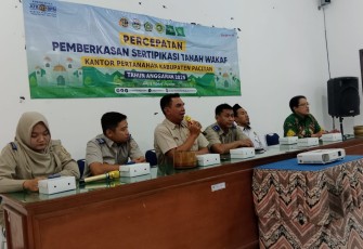 Percepatan sertifikasi tanah wakaf di wilayah desa binaan 