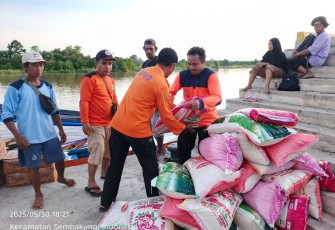 Bantuan Dukungan Logistik BNPB Tiba di Kabupaten Nunukan