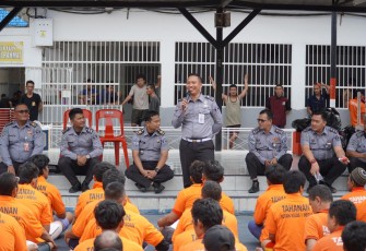 K.a KPR Rutan Kelas I Medan Bersama Jajaran Gelar Kegiatan Sosialisasi dan Pengarahan kepada Warga Binaan.