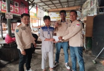 Pemberian santunan anak yatim, Sabtu (7/6)