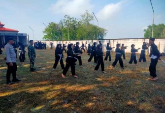 Ujian kenaikan tingkat PSHT di wilayah desa binaan 