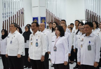 Apel Bersama Secara Virtual Digelar Oleh Koordinator Bidang Hukum.