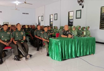 Vidcon jajaran Kodim 0806/Trenggalek 