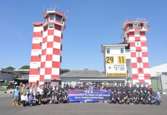 Pendidikan bela negara relawan SPPG Lanud Husein Sastranegara Bandung 
