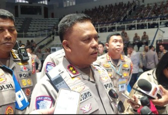 Kepala Korps Lalu Lintas (Kakorlantas) Polri Irjen Pol Drs. Agus Suryonugroho S.H., M.Hum., memimpin Tactical Floor Game (TFG) (Rute dan Parkir) Rolakir jelang pengamanan Hari Ulang Tahun (HUT) ke-79 Bhayangkara
