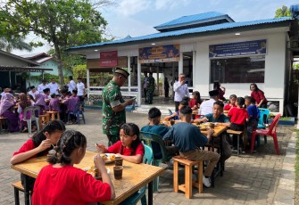 Rutan Kelas I Medan Gelar Makan Gratis Dengan Anak-anak Panti Asuhan