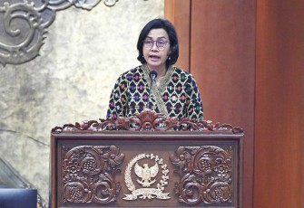 Menteri Keuangan (Menkeu) Sri Mulyani Indrawati 