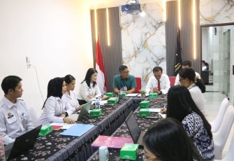 Kanwil Kemenkum Sumut Gelar Rapat Bersama Pemkab Karo