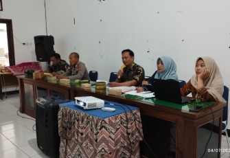 Babinsa Koramil 0801/06 Bandar Hadiri Rapat Pembentukan Panitia PHBN