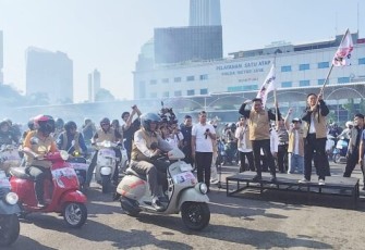 Ribuan Biker Ramaikan Bhayangkara Scooter Days di Jakarta