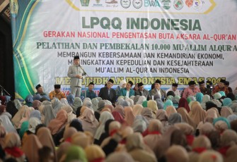 Mendes Yandri Komitmen Berantas Buta Huruf Alquran di Desa-desa
