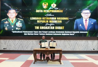 TNI AD dan Lemhannas Teken Nota Kesepahaman