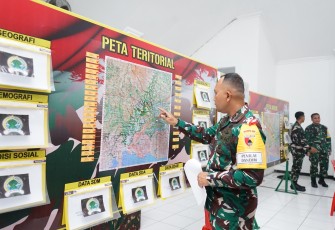 Pembukaan Latihan Posko I Merak Jaya XXV Kodim Tulungagung