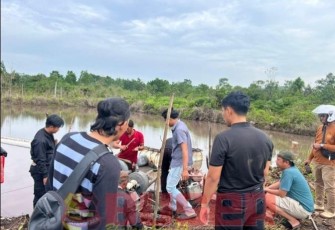 Foto : Tim Gabungan Satreskrim Polres Bintan Gerebek Tambang Pasir Ilegal di Kecamatan Toapaya