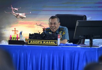 Staf Operasi TNI Angkatan Laut (Sopsal) menggelar Rapat Evaluasi Operasi dan Latihan Semester I TA 2025, bertempat di Gedung Selasar Denma Mabesal, Cilangkap, Jakarta Timur, Senin (21/7)