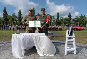 Pembukaan TMMD Ke-125 Tahun 2025 Kodim 1506/Namlea di Kabupaten Buru Selatan