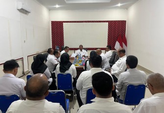 Kanwil Ditjenpas Gelar Rapat Internal Perkuat Sinergi Perkuat Tupoksi.