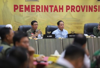 Kepala BNPB Hadiri Rapat Koordinasi Kebakaran Hutan di Riau