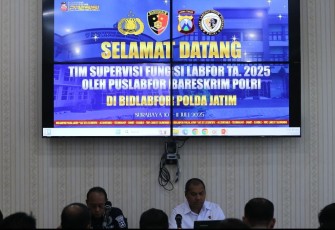 Supervisi Fungsi Laboraturium Forensik di Polda Jatim