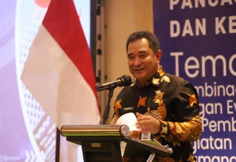 Direktur Jenderal (Dirjen) Politik dan Pemerintahan Umum (Polpum) Kementerian Dalam Negeri (Kemendagri) Bahtiar Baharuddin