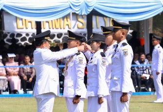 Mendagri Lantik 1.110 Pamong Praja Muda IPDN Angkatan XXXII