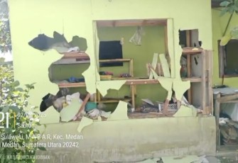 Lokasi Penyerangan Aksi Brutal Gerombolan OTK di Medan Deli