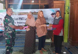 Pendampingan makanan tambahan balita di wilayah desa binaan 