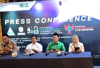 Cybersecurity Connect 2025 secara resmi diluncurkan dengan tema "Building Data Security Readiness Towards Economic Resilience" di Jakarta Pusat, Selasa (5/8/2025)
