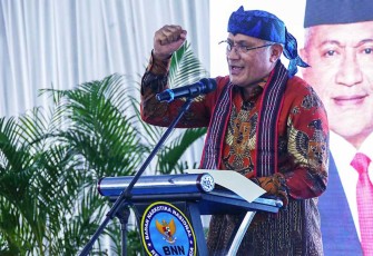 Kepala BNN RI Marthinus Hukom