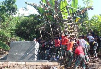 Sumur bor TMMD Kodim Enrekang 