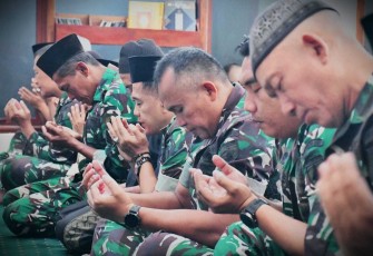 Doa bersama prajurit Korem 081/DSJ