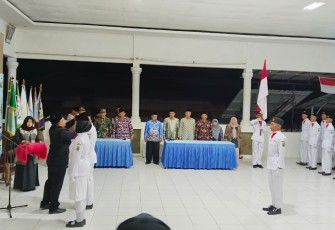 Pengukuhan Paskibraka Tingkat Kecamatan