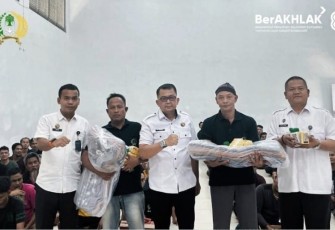 Lapas Binjai Bagikan Perlengkapan Mandi