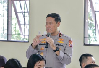 Wakapola Kalimantan Tengah (Kalteng), Brigjen Pol Dr. Rakhmad Setyadi, S.IK., S.H., M.H. menjadi Dosen Praktisi bagi mahasiswa Fakultas Ilmu Sosial dan Ilmu Politik (FISIP) Universitas Palangka Raya (UPR), Kamis (21/8/2025)