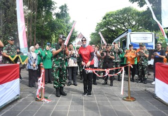 Korem 074/Warastratama Gelar Pameran Alutsista TNI 