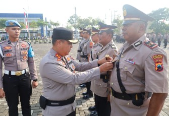 Kapolres Sukoharjo Pimpin Sertijab Pejabat Utama dan Kapolsek Jajaran